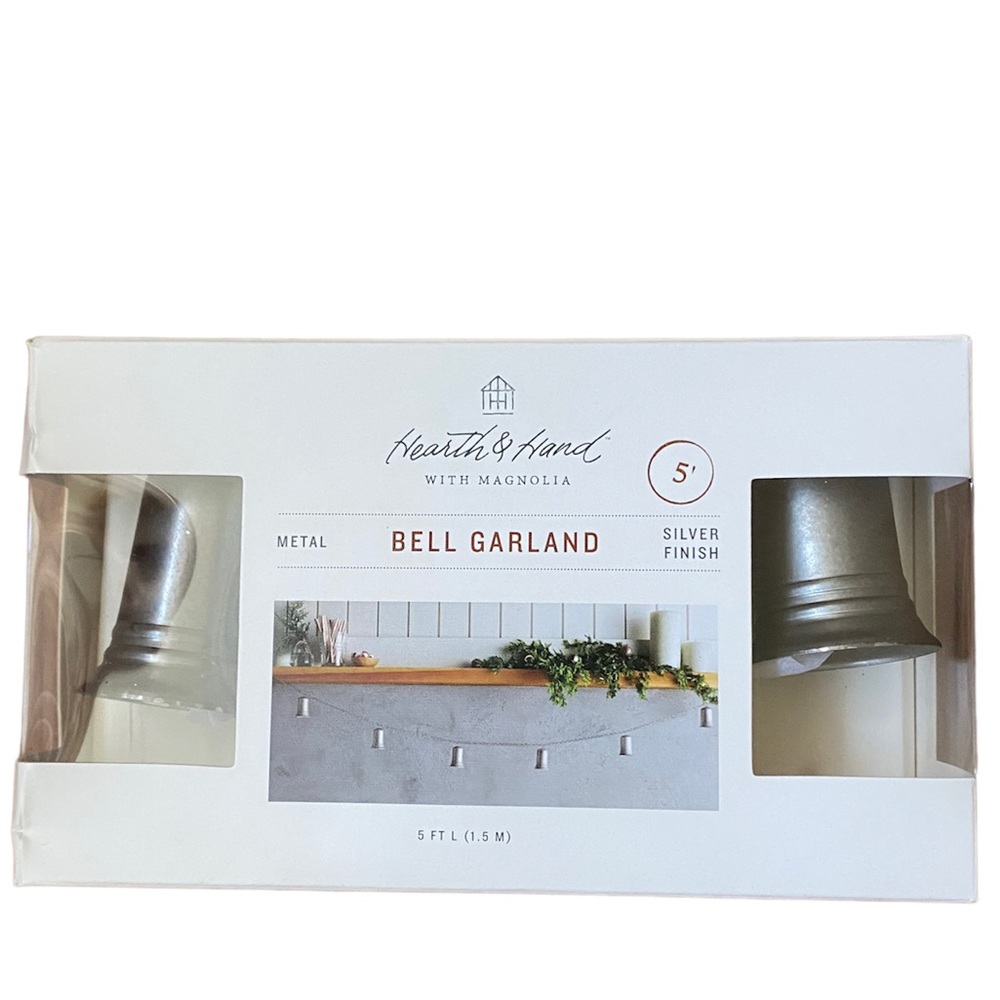 Hearth & Hand Bell Garland NIB